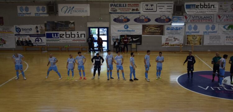 Vitulano Drugstore Manfredonia: sfortuna nera, 1-2 Polisportiva Futura